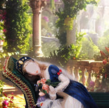 Handmade 1:6 Scale Vintage Romantic Doll Dress – Court Style Gown with Necklace & Hair Accessory