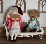 DIY Dollhouse Bench Craft Kit, Unfinished Miniature Furniture (1/12, 1/6, 1/4 Scale)