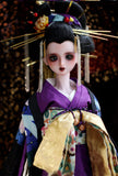 Craftuneed Oiran Kimono Doll Dress Handmade Japanese Geisha Outfit Costume for 1/6, 1/4, 1/3 Scale Dolls