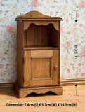 Handmade 1:6 scale Dollhouse Kitchen Cabinet Set of 4 Vintage Wooden Miniature Furniture Storage