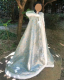 Handmade Doll Hooded Cape Miniature Satin Faux Fur Cloak 1/6 1/4 1/3 Custom Fit