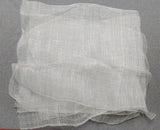 3 Meters Soft White Colour Sinamay Fabric Unstiffened - Millinery Craft Supply