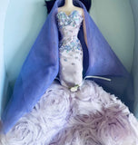 Handmade 1:6 Scale Doll Dress Mermaid Dress Miniature Couture Style Evening Gown