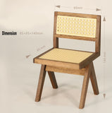 1:6 Scale Miniature Wooden Vintage Style Tile Table Chair Handmade Dollhouse Furniture with 3 Interchangeable Tabletop Designs