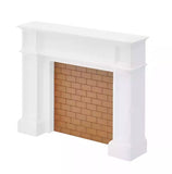1:6 Scale Dollhouse Fireplace Miniature Wooden Mantel Handmade Dollhouse Furniture