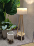 Handmade Dollhouse Modern Table Lamp & Floor Lamp Set 1:6 Scale Miniature Lighting