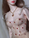 Handmade Champagne Mermaid Doll Dress With Necklace Custom For 1/6 1/4 1/3