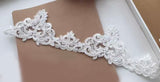 6 Yards Ivory Sequined Bridal Lace Trim Sequins Lace Edge for Wedding Dress Veil