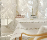 Craftuneed 1:6 Miniature Dollhouse Ivory Cloud Draped Curtains Handmade Doll Window Drapes Rod Variable Size Available