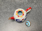 Trade Plus Aid Swan and Heart Teapot Hand paint Enamel Limited Edition Collectable