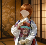 Handmade Doll Yukata Outfit Miniature Japanese Style Summer Kimono 1/6 1/4 1/3 Scale