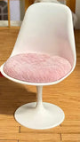 1:6 Scale Dollhouse Vintage Vanity Table with Chair Handmade Miniature Dressing Table