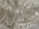 Bundle 6.2 Meters ivory embroidered floral lace trim sew on bridal wedding tulle lace trimming for dress diy Craftuneed