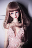 Craftuneed Handmade Blush Pink Doll Mermaid Evening Dress Glamorous Sequins Doll Gown Fit For 1/6 1/4 1/3 Fashion Dolls