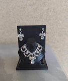 Set of 3 Doll Jewellery 1:6 Scale Miniature Rhinestone Necklaces Earrings Handmade