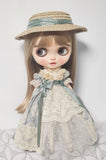 Craftuneed Victorian Style Lace Doll Dress Set for BJD Includes Dress, Petticoat and Hat Fits 1/6 OB24 1/4 1/3 SD Dolls Handmade Luxury