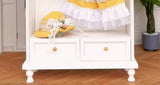 Craftuneed 1:6 scale Personalised Logo Dollhouse Closet Wardrobe Miniature Doll Clothes Storage Cabinet Display Furniture Handmade