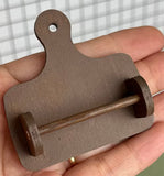 1:6 Scale1:6 Scale Dollhouse Bathroom Shelf Toilet Paper Holder Handmade Miniature Wood Furniture