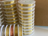 Craftuneed Bundle 36spools Silver Gold Copper plated wire Jewellery beading wire for craft DIY 0.2mm-1.0mm