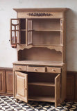 Craftuneed 1:6 Scale Miniature Sideboard Cabinet, Entryway Hutch, Chair Handmade Dollhouse Wooden Furniture For Dolls