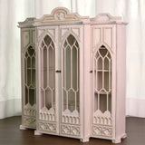 DIY Gothic Dollhouse Miniature Wardrobe Closet Kit 1/6 1/8 1/12 Unfinished (Unassembled)
