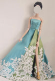 Custom Doll Lace & Satin Dress Shawl Inspired by Previous Design Handmade 1:6 Scale