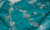 Handmade Embroidered Floral Doll Cape Miniature Faux Fur Velvet Cloak For 1:3 Scale