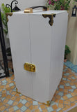 Handmade Dollhouse Portable Wardrobe Storage Case Miniature Doll Closet 1/6 1/12 Scale