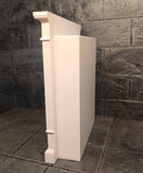 1:12 Scale Dollhouse Cabinet Storage Miniature Wardrobe Prop (White or Black)