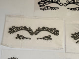 Bundle 5pcs Festival eye shadows Face tattoo sticker art No glue needed
