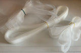 Ivory Horsehair Trim / Crinoline | 2.5cm Wide | Approx. 11 Metres | Job Lot (Not Continuous)