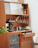 Craftuneed 1:6 Scale Dollhouse Modern Wooden Sideboard Cabinet with Door Miniature Display Storage Furniture for Dolls Available in Brown