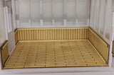 1:12 Scale Miniature Greenhouse Craft Kit – Dollhouse Conservatory PVC Panels Unassembled