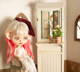 Miniature Screen Cabinet DIY Kit – 1/12 & 1/6 Scale Dollhouse Furniture Craft (Unassembled)