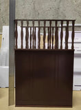Craftuneed 1:6 Scale Miniature Dollhouse Wooden Grand Staircase Handmade Doll Stairs Custom Size Available