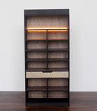 1:6 Scale Miniature Dollhouse Wardrobe Closet DIY Kit | Pre-Coloured Wood Panels Flat Pack Unassembled