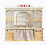 Craftuneed 1:6 Scale Dollhouse Vintage Style Grocery Cabinet Miniature Doll Grocer’s Display Shelf Furniture Handmade (Also available in 1:12 scale)