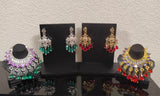 1:6 Scale Doll Necklace and Earrings Set Miniature Rhinestone Jewellery Handmade