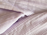 Craftuneed Bundle 2.5 Meters Light Lilac Pleated Chiffon Fabric Soft Lightweight for Sewing DIY
