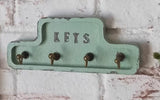 Craftuneed A pair of 1:6 Scale Miniature Dollhouse Key Rack Wall Mailbox Doll Accessories Decor Handmade