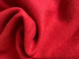 Soft Wool Fabric Sheet– Red For Sewing DIY (A Meter 100cm x 158cm)