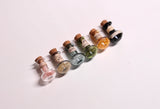 Craftuneed 1:6 Scale Miniature Potion Bottles Dollhouse Magic Glass Jars with Labels Witchy Apothecary Jars for Dolls Halloween Decor