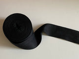 Black Cotton Trim Ribbon Tape – 4cm Wide, 8.4m Length – Sewing & Craft Supply