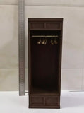 Handmade 1:6 scale Dollhouse Wooden Wardrobe Miniature Cabinet Storage Furniture