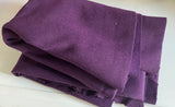 Soft Wool Fabric Remnant – Deep Purple – 108cm x 146cm (Cut Out 49cm x 76cm)