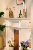 1:6 Scale Dollhouse Fireplace Miniature Wooden Mantel Handmade Dollhouse Furniture