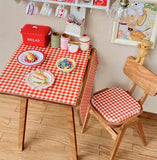Dollhouse Folding Table and Chair Set Miniature Furniture Dining Set 1/6 1/12 Scales