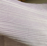 Craftuneed Bundle 2.5 Meters Light Lilac Pleated Chiffon Fabric Soft Lightweight for Sewing DIY