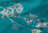 Handmade Embroidered Floral Doll Cape Miniature Faux Fur Velvet Cloak For 1:3 Scale