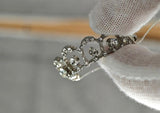 1:6 Scale Doll Faux Pearl Necklace Earrings Crown Miniature Navy Rhinestone Jewellery